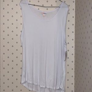 LulaRoe 3X White Tank